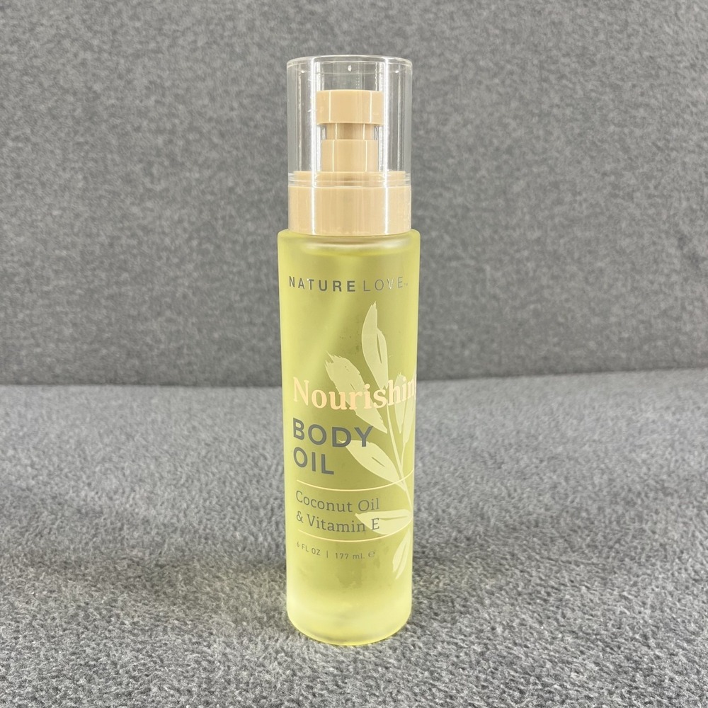 Nature Love Nourishing Body Oil Coconut Oil & Vitamin E 6 fl New
